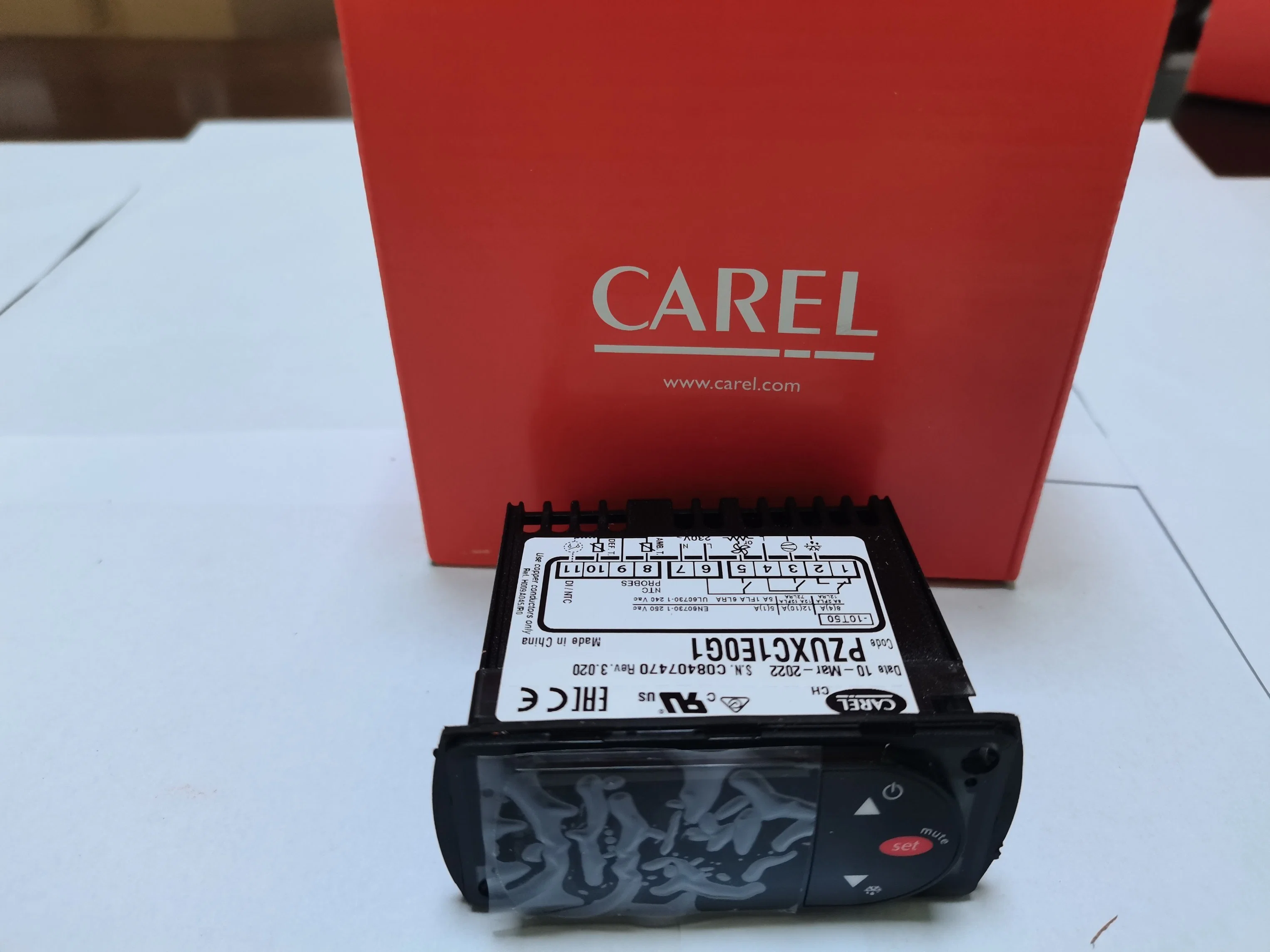 Refrigeration Accessories Carel Electronic Controller Temperature Carel Temperature Controller Pzuxc1e0g1