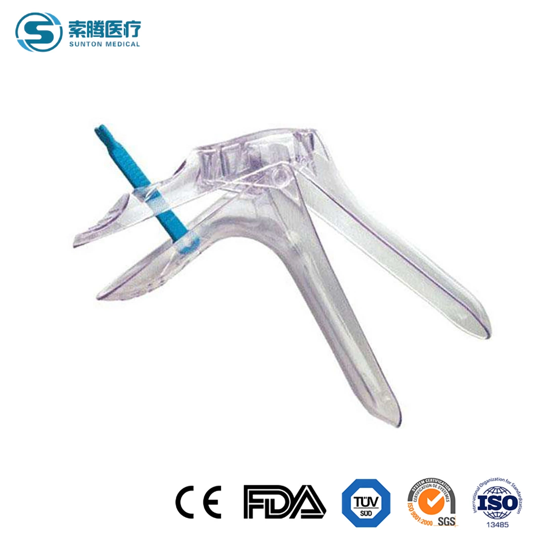 Sunton Disposable Sterile Cheap Vaginal Speculum China Large Medium Small Size Vaginal Speculum Manufacturers OEM Customized Side Screw Vaginal Speculum