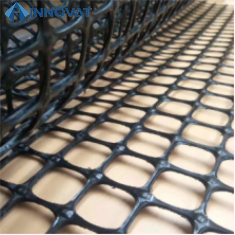 Biaxial Geogrid PP Biaxial Extruido Geogrid para refuerzo de carreteras plástico Malla Biaxial Geogrid tierra Productos plástico PP Geogrid biaxial Precio por carretera