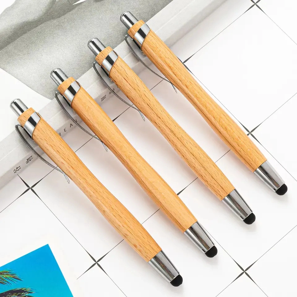 Promotional Environmental Friendly Wooden Pen Bamboo Pen with Customized Logo