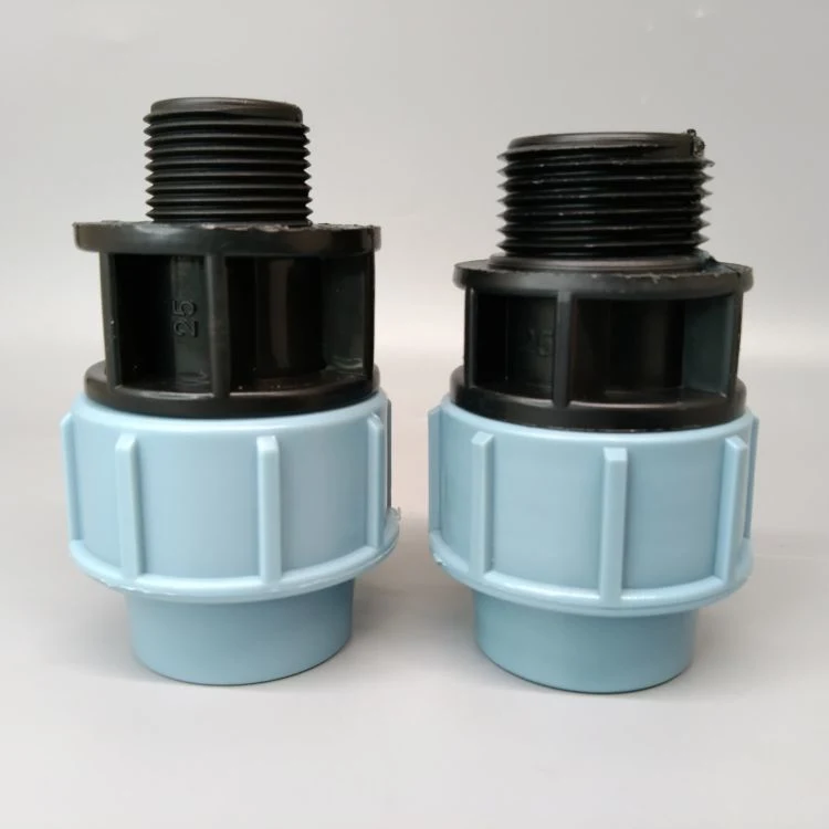 High quality/High cost performance  Drip Irrigation HDPE Pipe Fitting Water Supply Pipe PP Compression Pipe Fitting Quick Connector