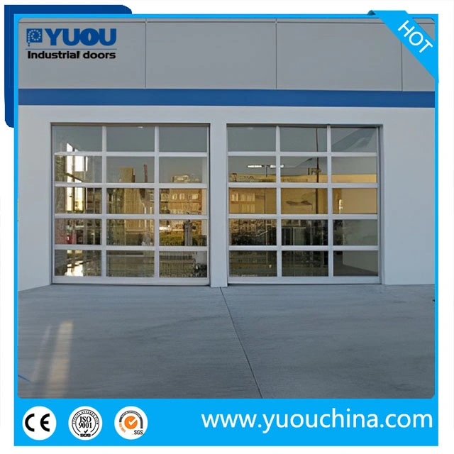 Energy-Efficient Plexiglass Glass Aluminum Garage Door Sliding Door