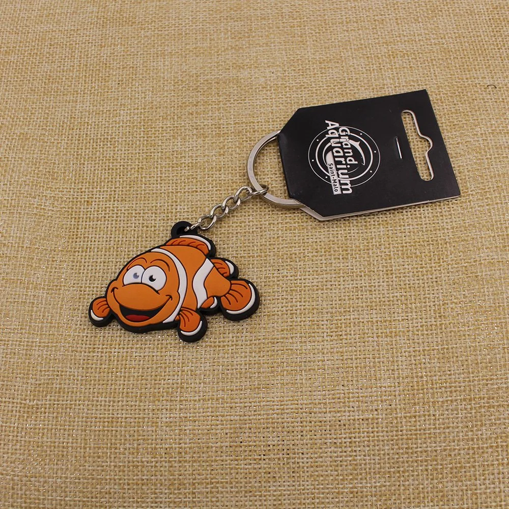 Customized 2D/3D Soft PVC Keychain Making Rubber Keychain Anime Cute Car 3D Logo Designer Rubber Silicone PVC Keychain