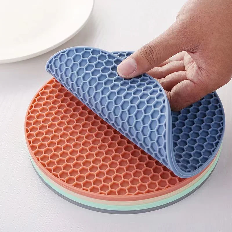 Trivet Mat Multipurpose Silicone Pot Holders, Hot Pads Silicone Heat Resistant Coasters, Cup Insulation Mat, Insulation Pad Potholders