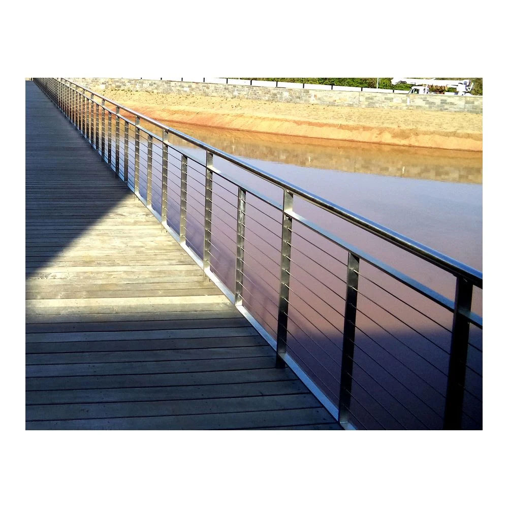 High quality/High cost performance Modern Decking Stainless Steel Baluster Cable Railing Wire Deck Railing