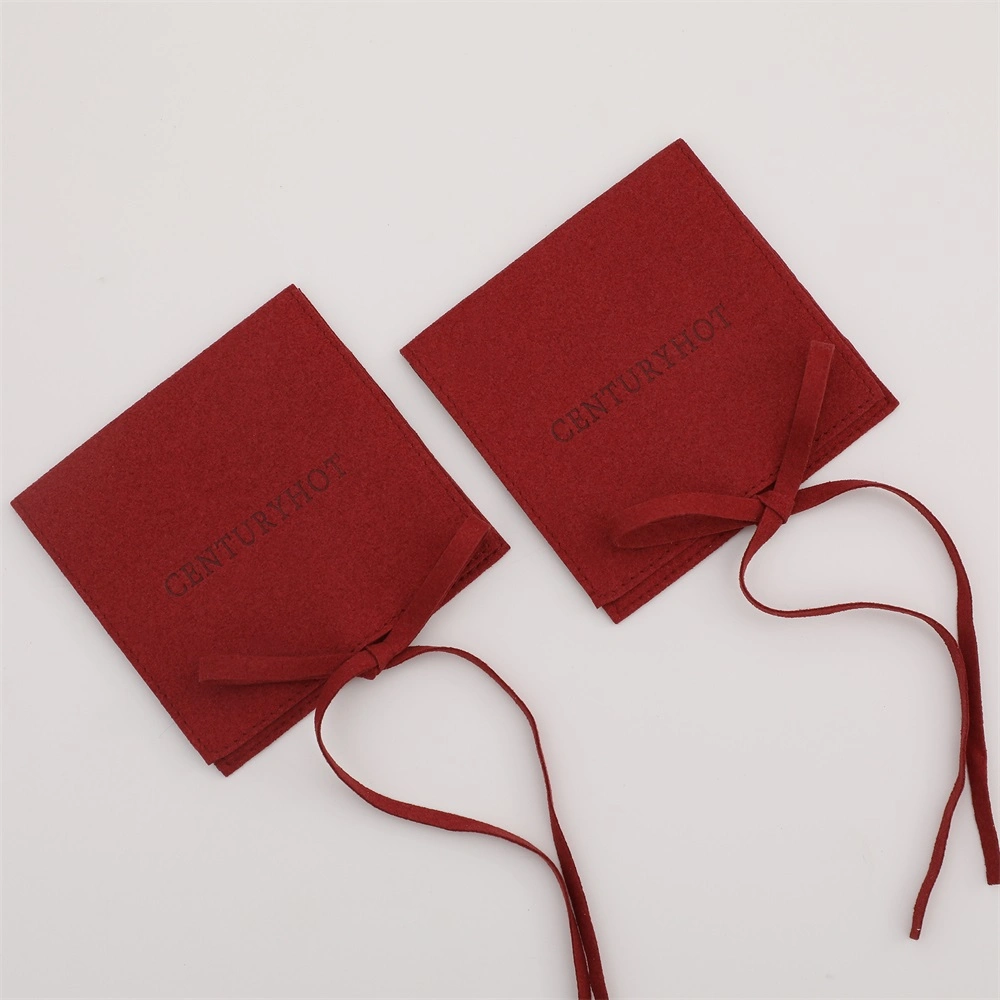 Elegant Drawstring Envelope Pouch Soft Microfiber for Jewelry