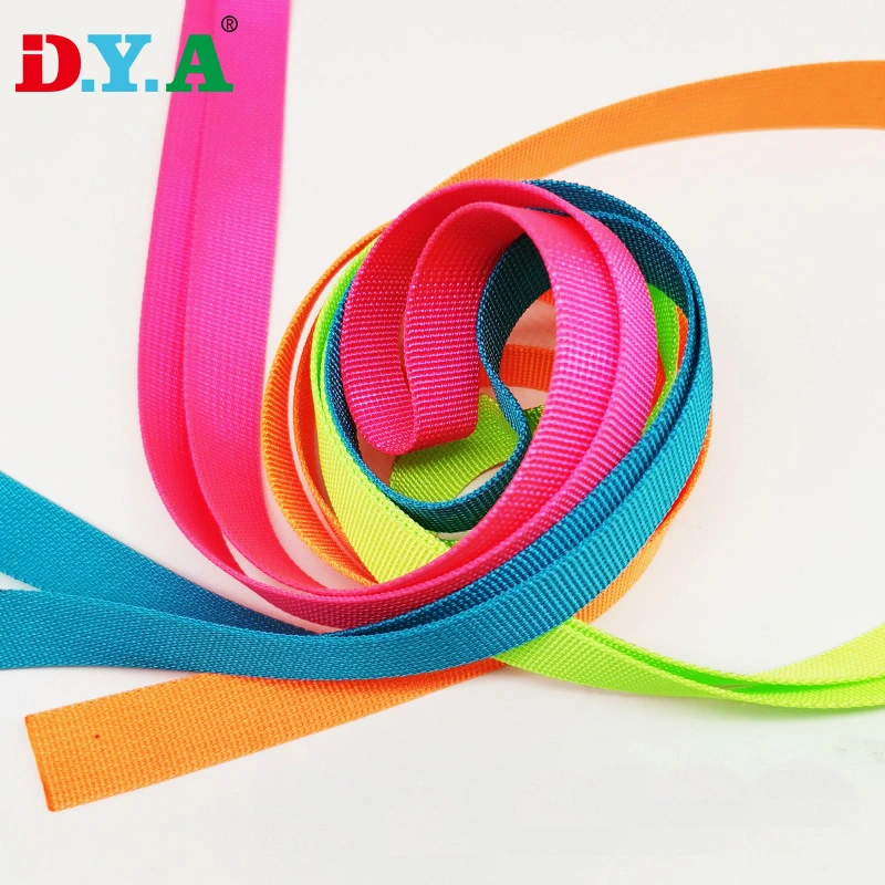 Stock Colored 2cm 2.5cm 3.2cm 3.8cm 5cm PP Woven Belt Bag Strap Webbing for Back Pack