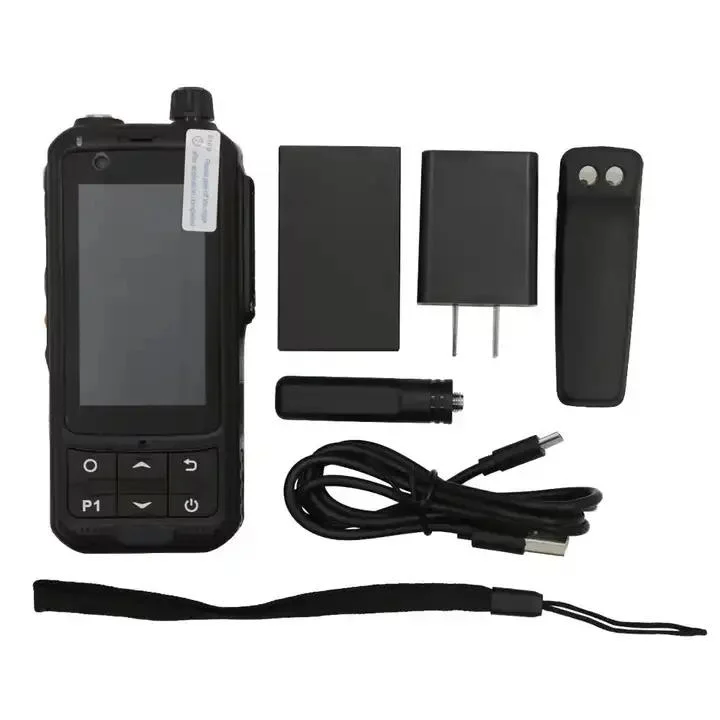 4gjmtech T370s pantalla táctil Android 9,0 POC Radio Móvil Teléfono con soporte de Walkie Talkie Zello y Red PTT Real A pie