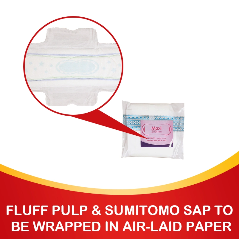 High-Quality Premium Maxi Sanitary Napkins High Absorbent Ability