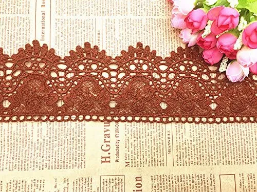 Embroidered Net Tulle Pink Blue Floral Fabric Tanzania Scout Assocation Customized Mesh DIY Sewing Fabrics Bra Crafts for Lingerie Accessories Lace Trim