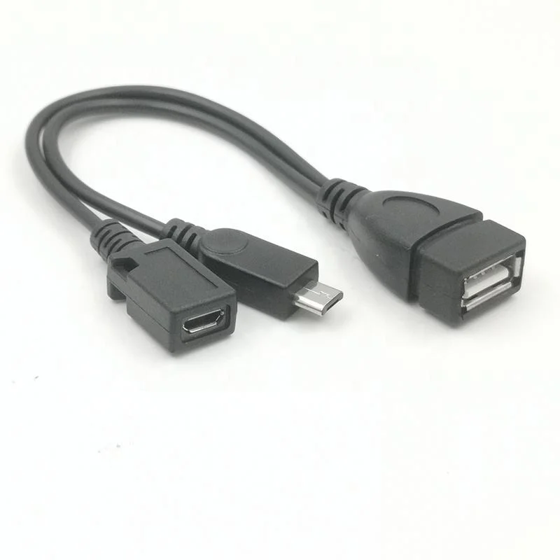 Cable adaptador OTG micro USB 2 en 1 para incendio TV Stick