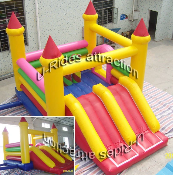 Hot sale inflatable toy inflatable bouncer jumping castle with slide for kids