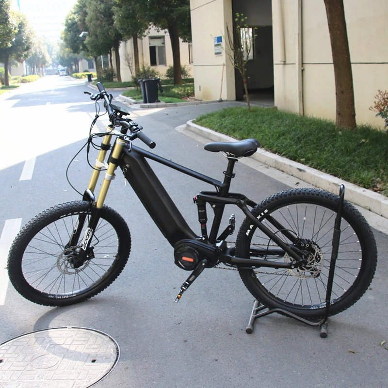 Алюминиевый корпус 48 в Bafang, 1000 Вт, 11-скоростная, с полной подвеской, электрический Горный велосипед