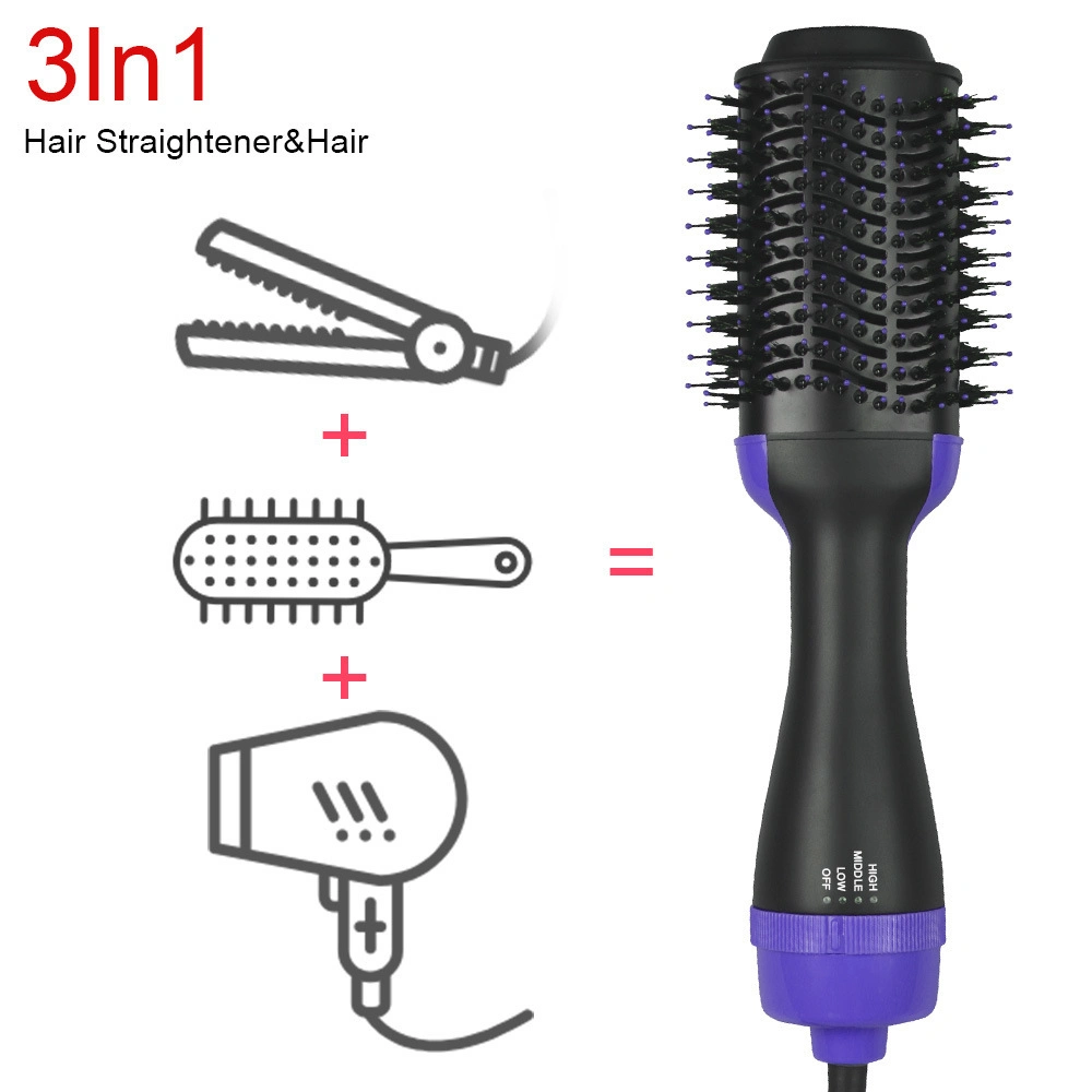 4 in 1 Styling Tools Blow Dryer with Ceramic Oval Barrel Hair Dryer and Hot Air Brush