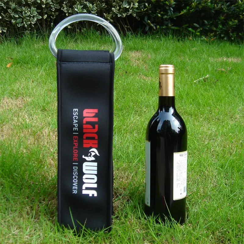Eco-Friendly 2-Pack Neoprene Wine Tote Cooler Bag, Bottle Holder (BC0030)