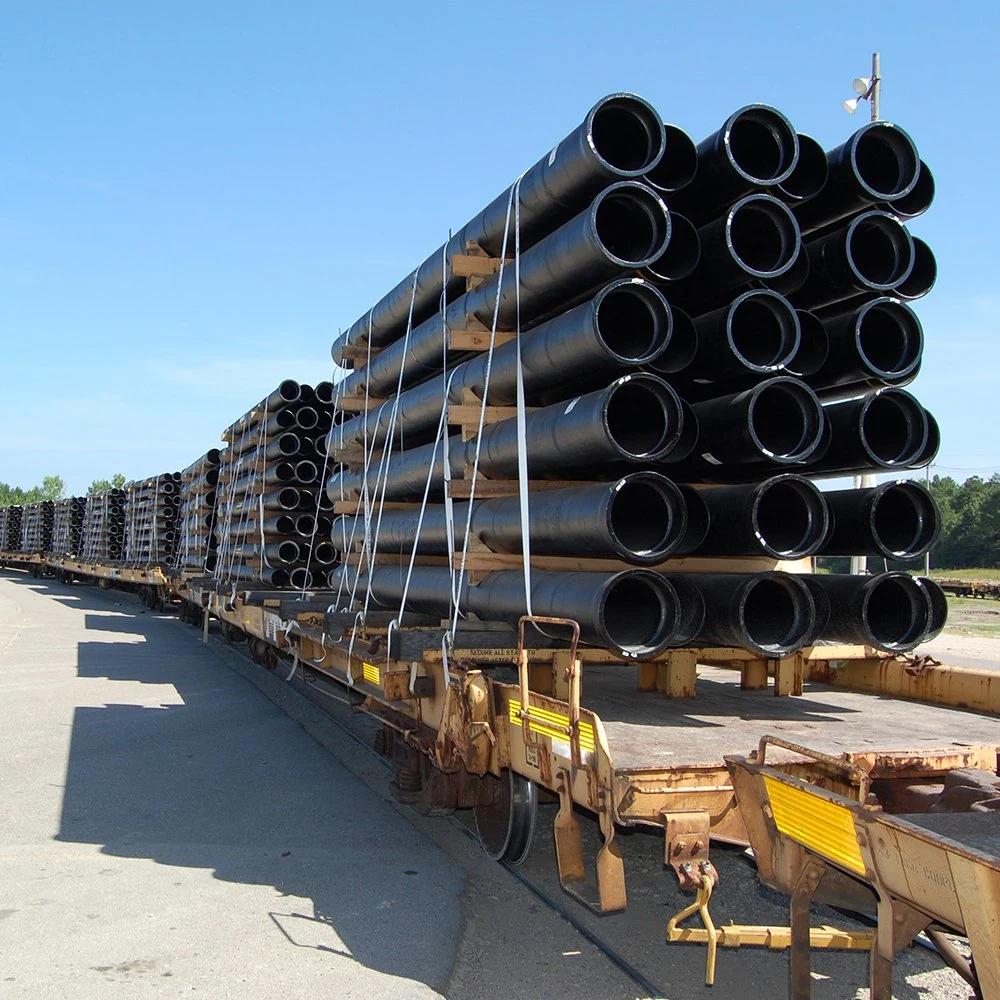 DN150mm 300mm 400mm 600mm 900mm Ductile Cast Iron Pipe Water Pressure Test K9 Ductile Centrifugal Iron Pipe Tube