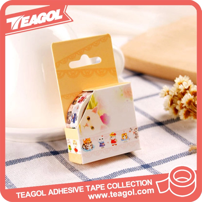 Acrílico impermeable japonés Washi Tape cinta Washi, Set de regalo
