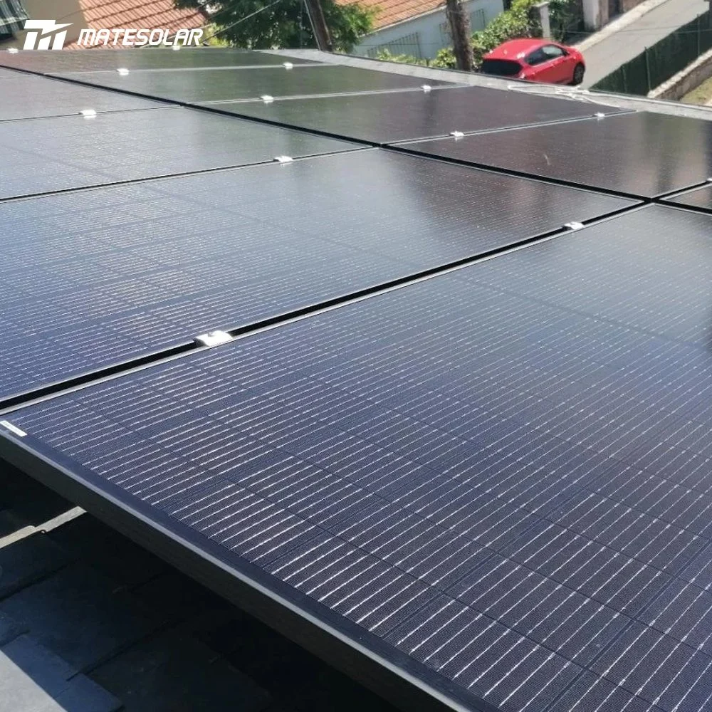 Mono Negro cristalino Panel Solar 410W 420W 425W V Módulo lateral única