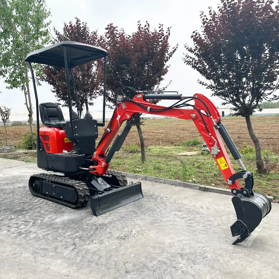 Mini Excavators Bagger Small Excavator with Boom Swing Euro 5 Engine