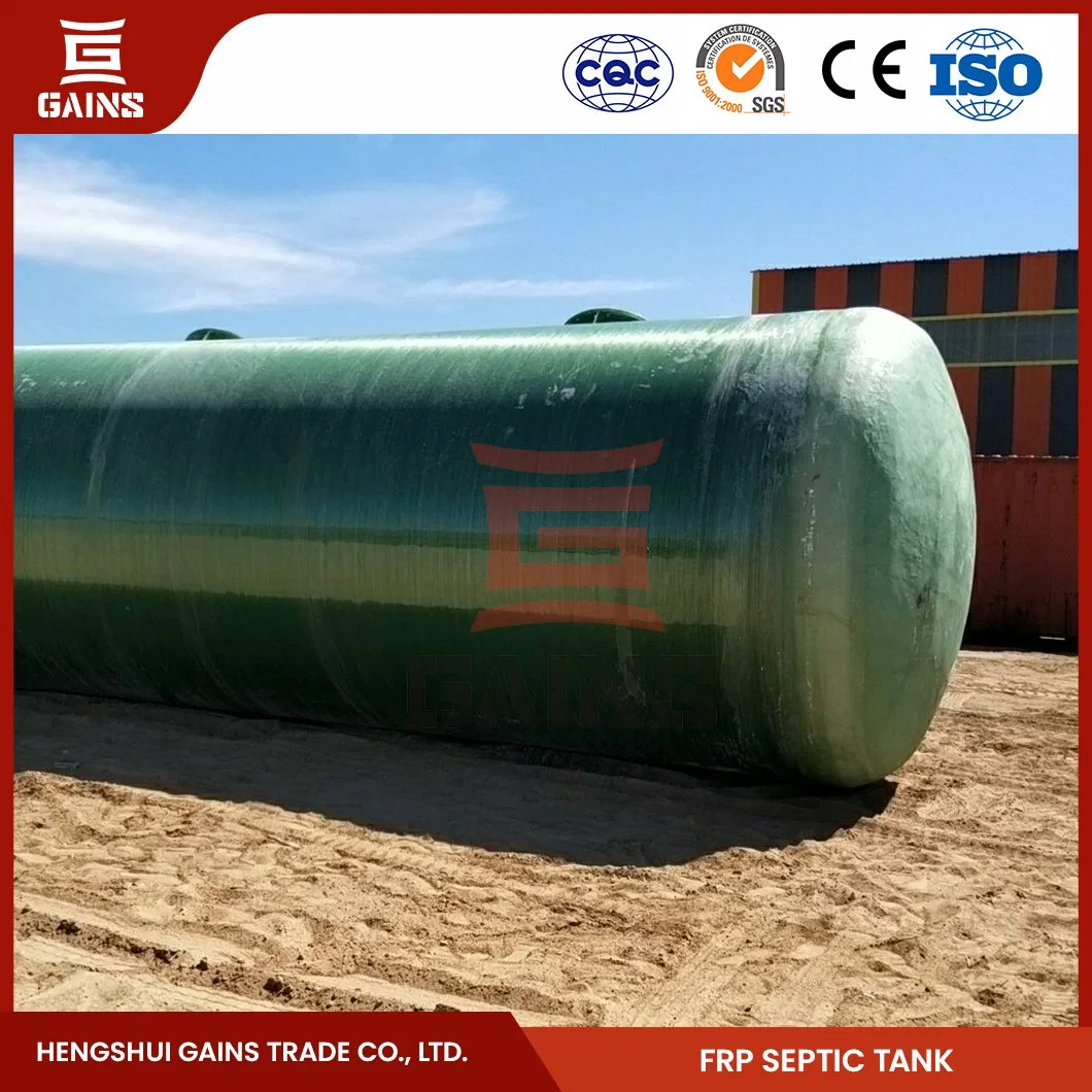 Gewinne Fiberglas Kleine Wicklung Septic Tank Hersteller China Fiberglas Wicklung Klärgrube