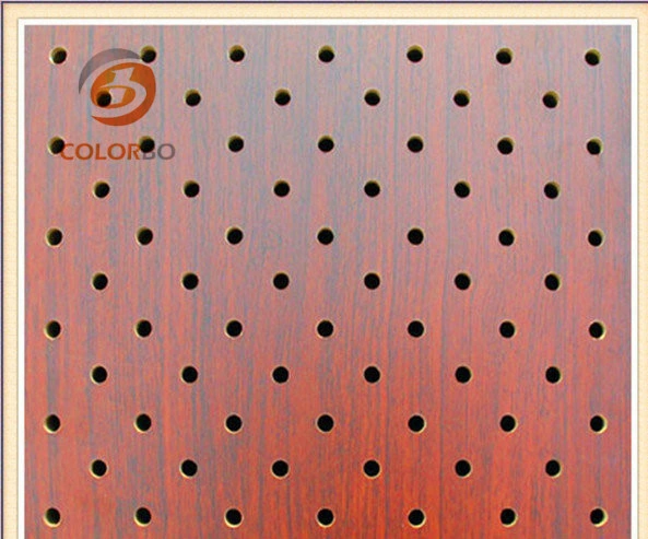 Internal Partition Walls Wooden Perforated Acoustic Wall Panels