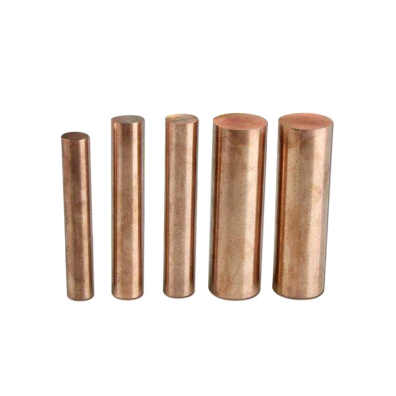 Hot Selling Wholesale C1011 C1020 C17200 Oxygen Free Pure Bronze Metal High Pure Brass Rod Red Copper Round Bars for Construction Price Per Ton