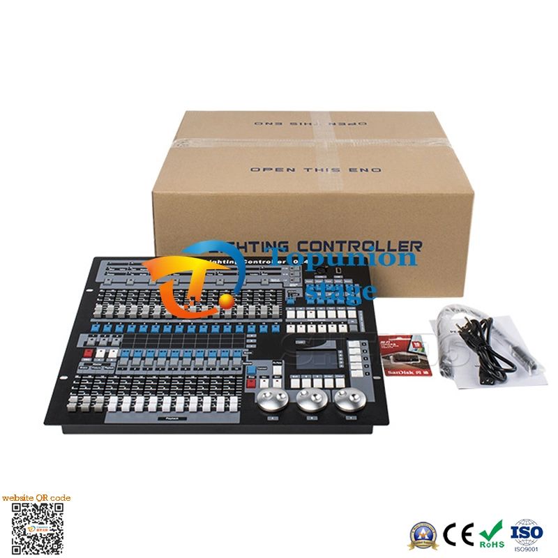 Manual Wire Connect DJ Equipment Black Professional Disco Stage Lighting 2048 DMX Controller