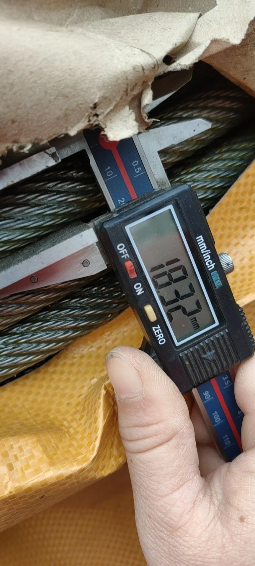 Ungalvanized Wire Rope 19X7 18X7+Iws, Non-Rotating Wire Rope for Crane 16mm 18mm 19mm