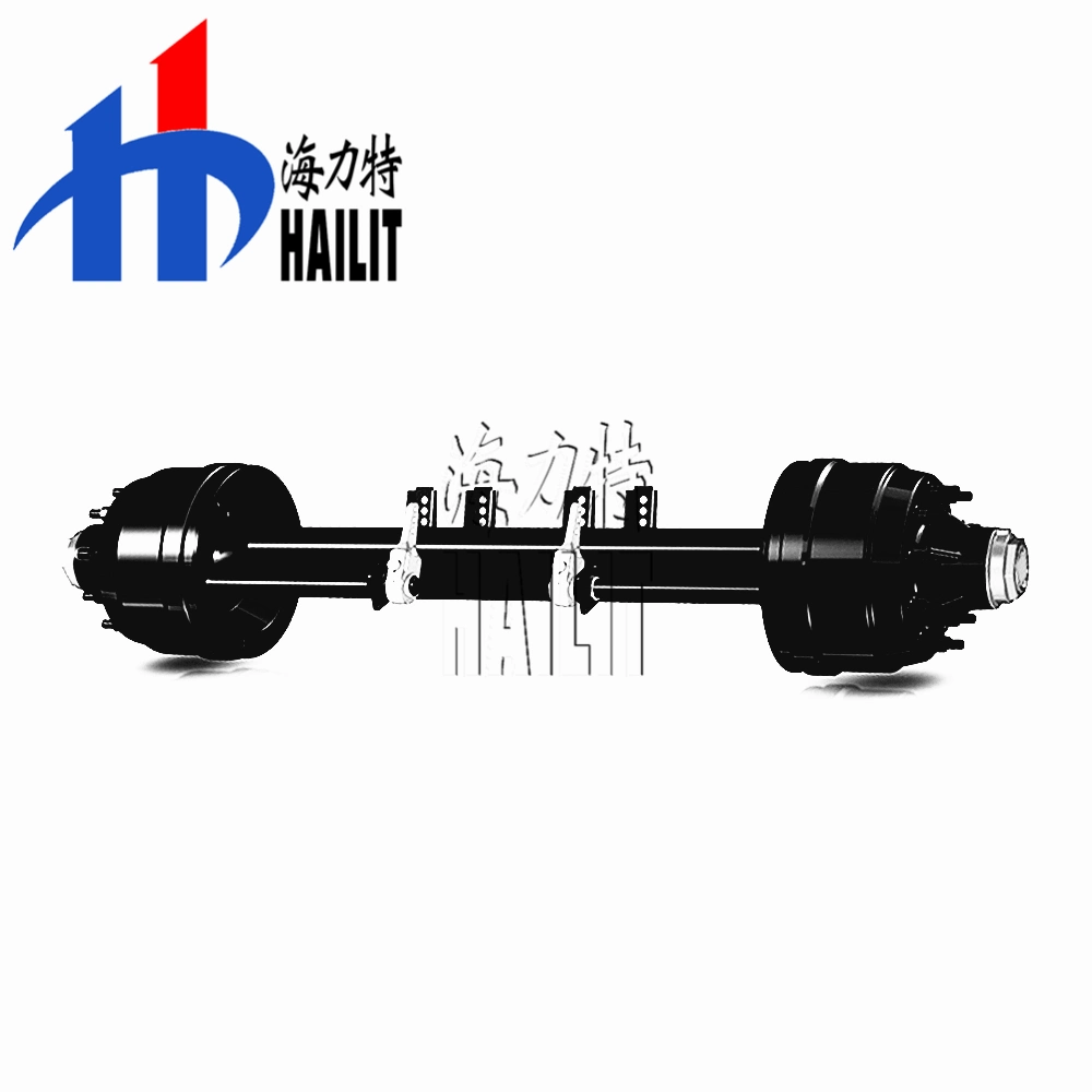 One-Stop Shopping Trailer Spare Parts American Type 150 Square Beam 1850 13t 14t 15t 16t 20t 25t Heavy Duty 10 Bolts Truck Semi Trailer Mechanic Axles (08)