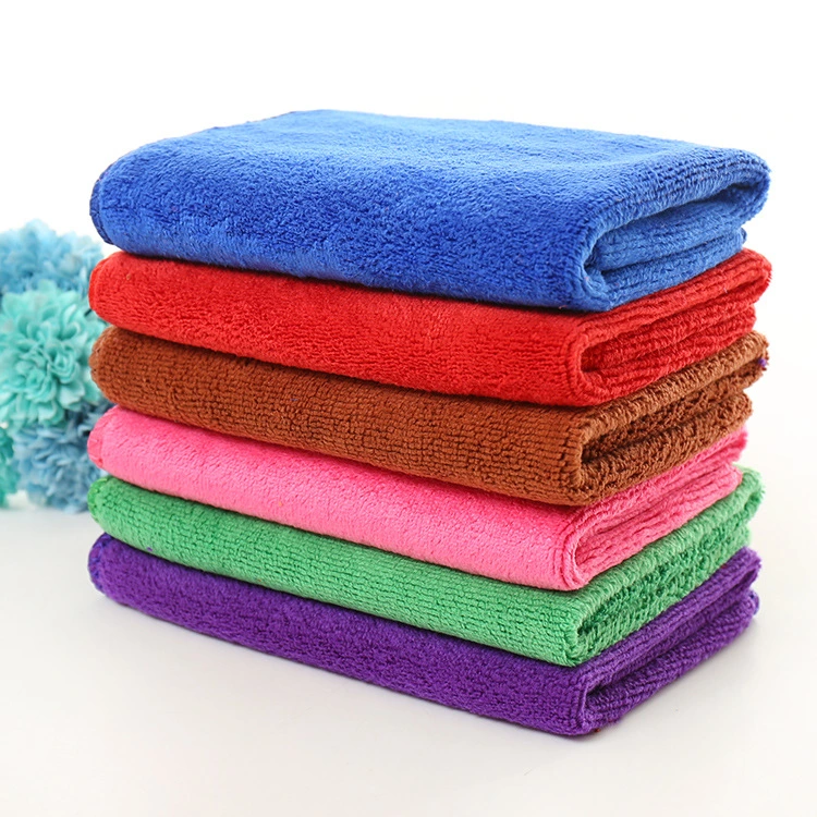 Wholesale Premium Custom Logo Microfiber Cloth 30*30cm Car Cleaning Cloth Towel