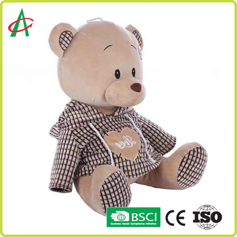 Adorable Soft Plush Bear Cuddly Teddy Bear with Shirt, 12"