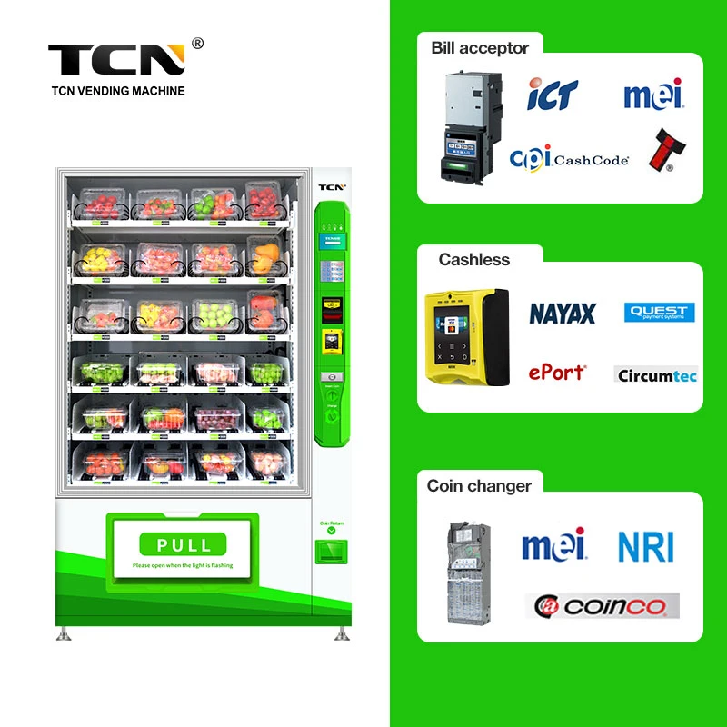 Tcn Elevator Vending Machine for Snack/Drink/Vegetable/Salad