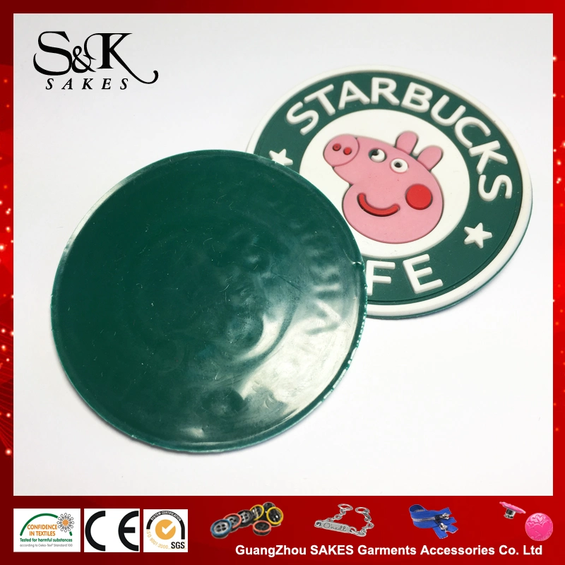 Custom Brand Rubber Patch PVC Label for Garments