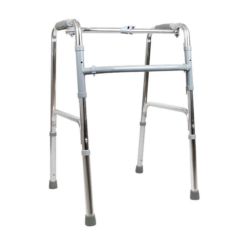 Aluminum Folding Rollator Walker Mobility Aids Lightweight Walking Aids Walking Frame