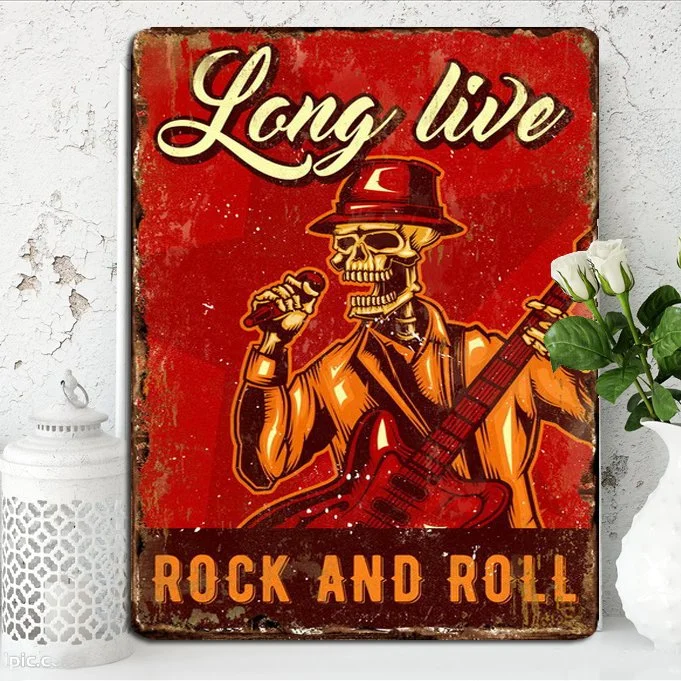 Hot Selling Retro Vintage Decorative Metal Tin Sign 8*12 Inch Tin Plaque Home Garden Park Garage Decor