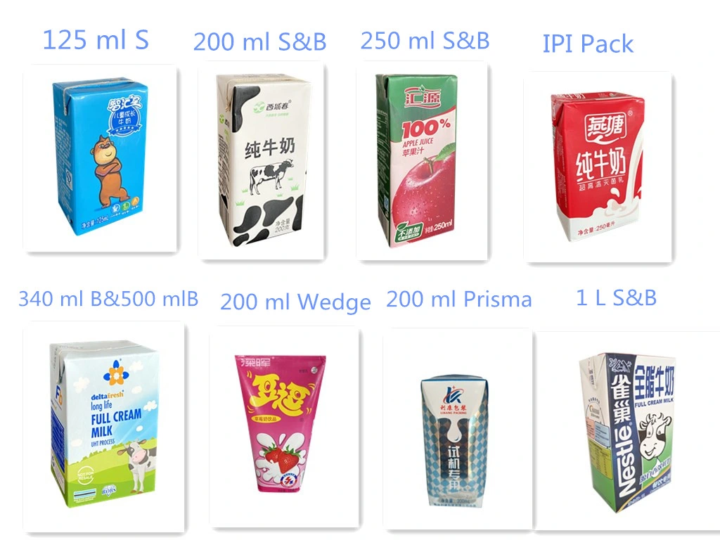 Alimentos líquidos material de envasado de ladrillo aséptico; papel de envasado aséptico jugo de leche material de envasado de pacakge; material de envasado aséptico para la industria de jugos de consumo