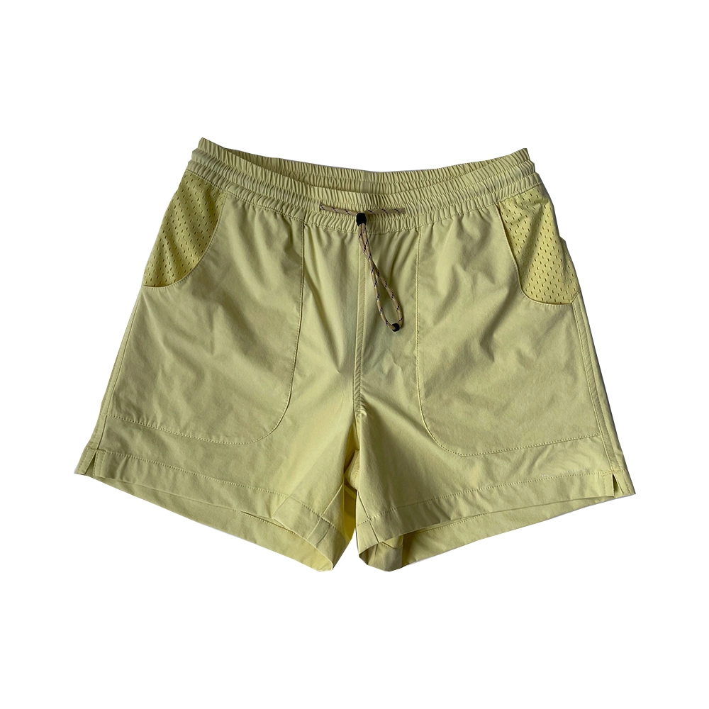 Summer Women&prime; S Sports Wear Stretch Woven Outdoor Hiking Shorts with Pockets