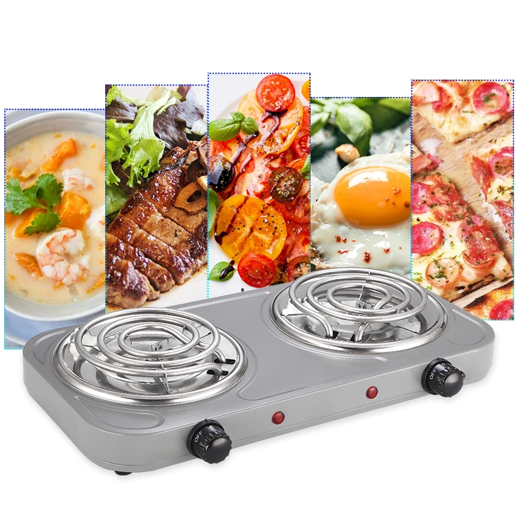 Electric Double Burner 2000W Portable Hot Plate Stove Camping Cook Stove Electric Stove