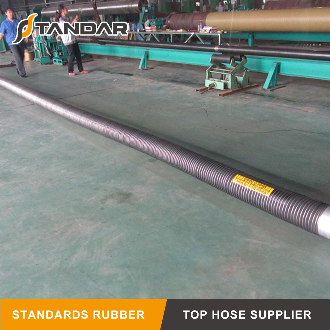 Cloth Surface Flexible Wire Spiral Industrial Rubber Mud Drilling Hose