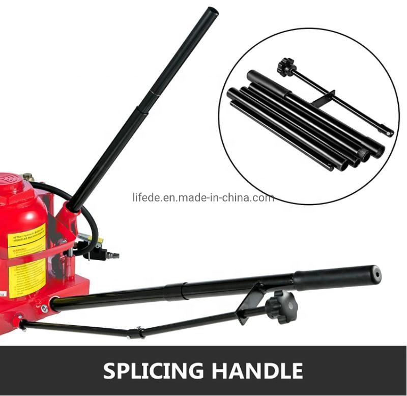 50 Ton Air Hydraulic Bottle Jack Air Jack Rugged Steel Construction for Auto Truck RV Repair Lift Tools