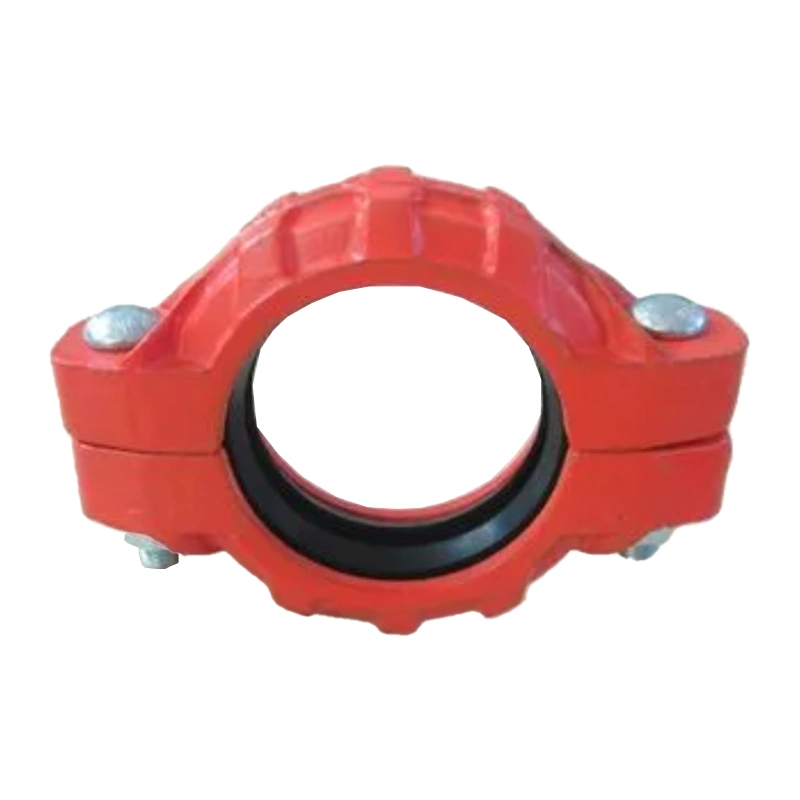 Approved Fire Fighting Casting Grooved Pipe Fittings Customized Rigid Couplings