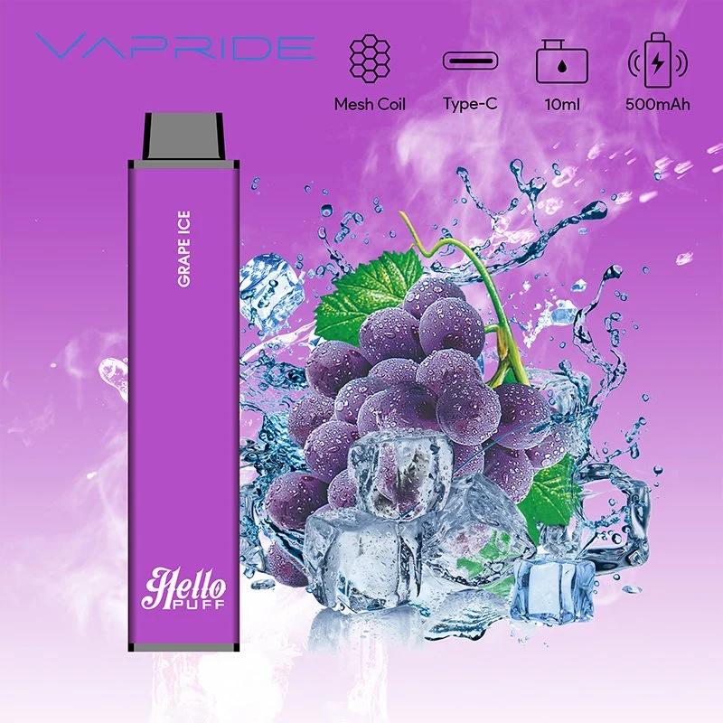 Watermelon Ice Hello Puff Vape 5500 Puffs Disposable/Chargeable Vaporizer Pens