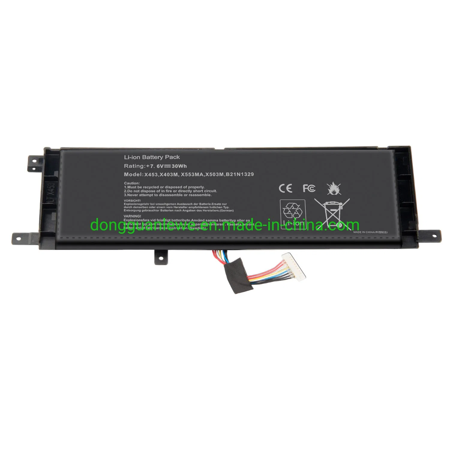 Laptop Battery Replacement for Asus X453 X403 X453mA F453 B21n1329 F453mA-Wx430b F453mA-Wx429b Notebook Computer Battery Pack