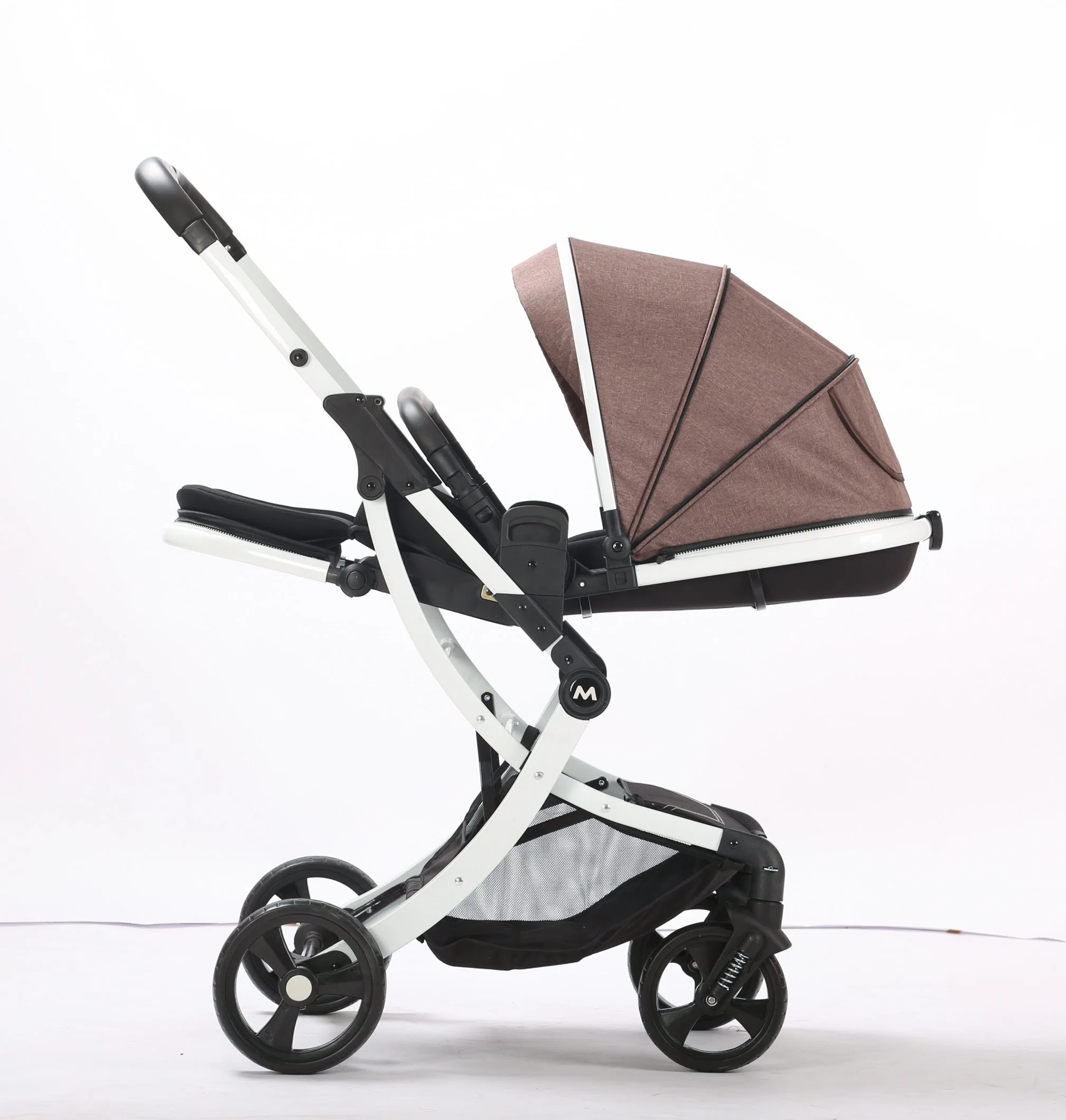 En1888 Wholesale/Supplier Baby Stroller 3 in 1/Good Quality Cheap Baby Pram/China New Design Black Luxury Baby Carriage for Sale