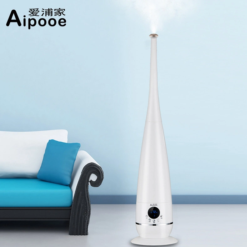 3L Intelligent Floor Standing Remote Control Humidifier Industrial with Timer Wooden Design