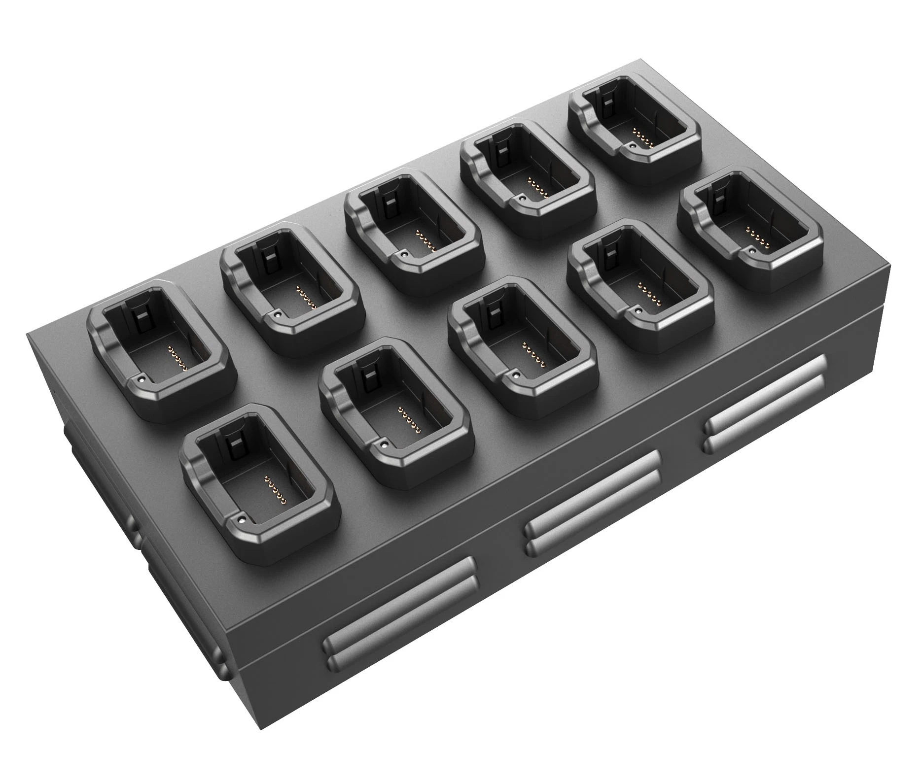 8 Ports Docking Station Aluminum Charging Base for Body Camera Recorder