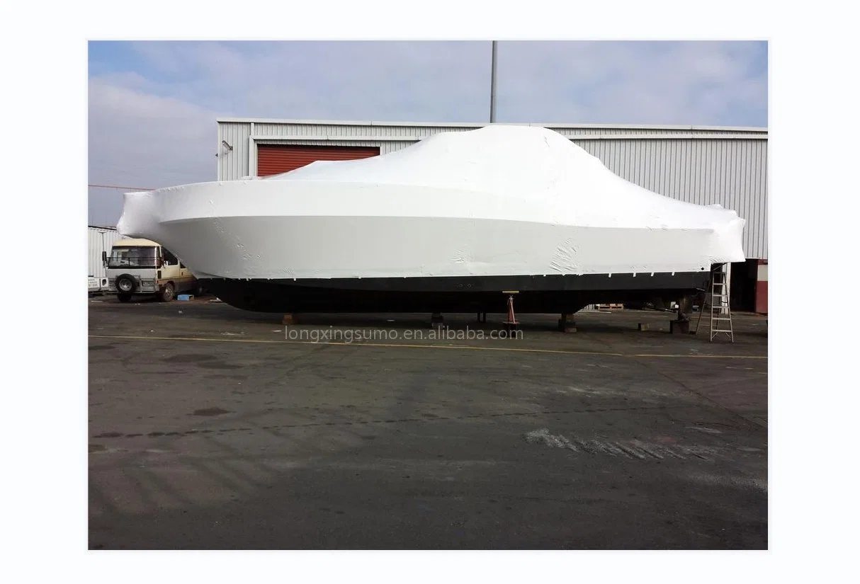 Shrink Wrapping para transporte de barco