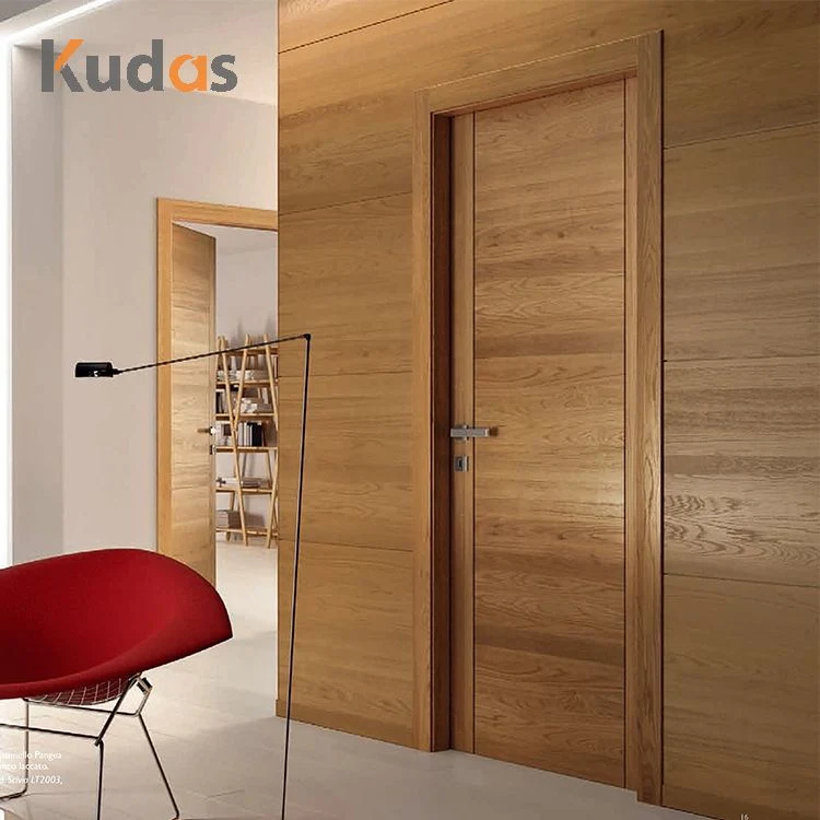 Kudas USA Style Foshan Wood Veneer Painting MDF Interior Flush Door