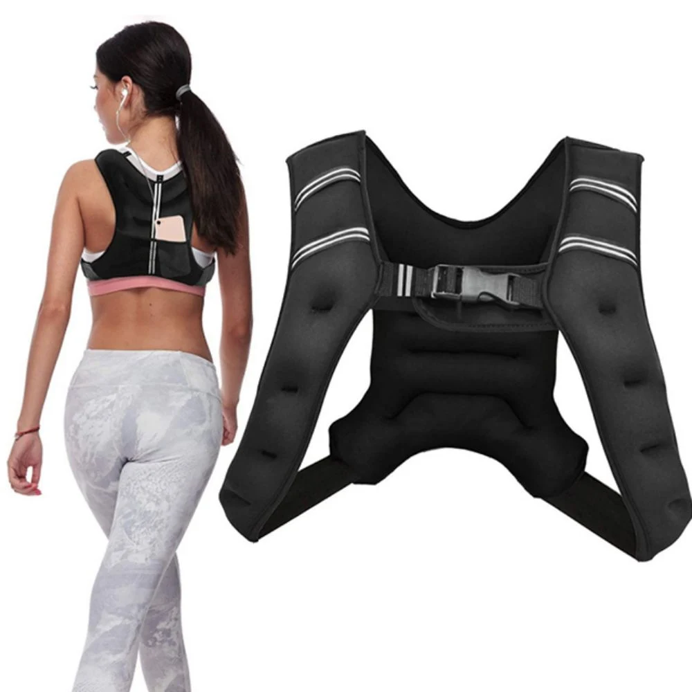Adjustable Sports Wear Weight Vest for Fitness Cardio Training Exercise