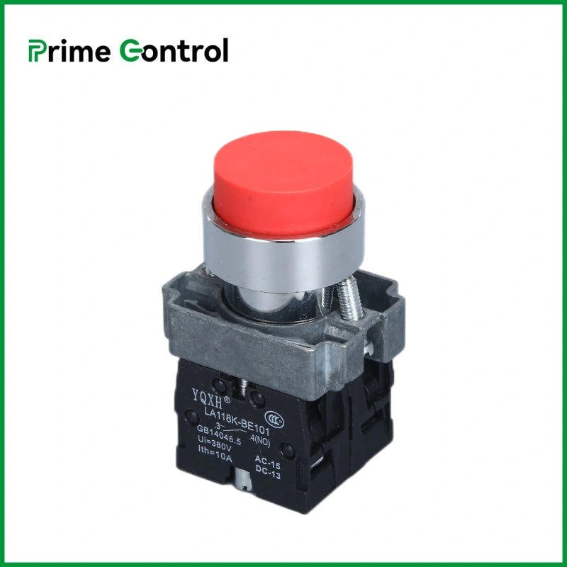 Mushroom Metal Type Pushbutton Switch (LA118KBM6)